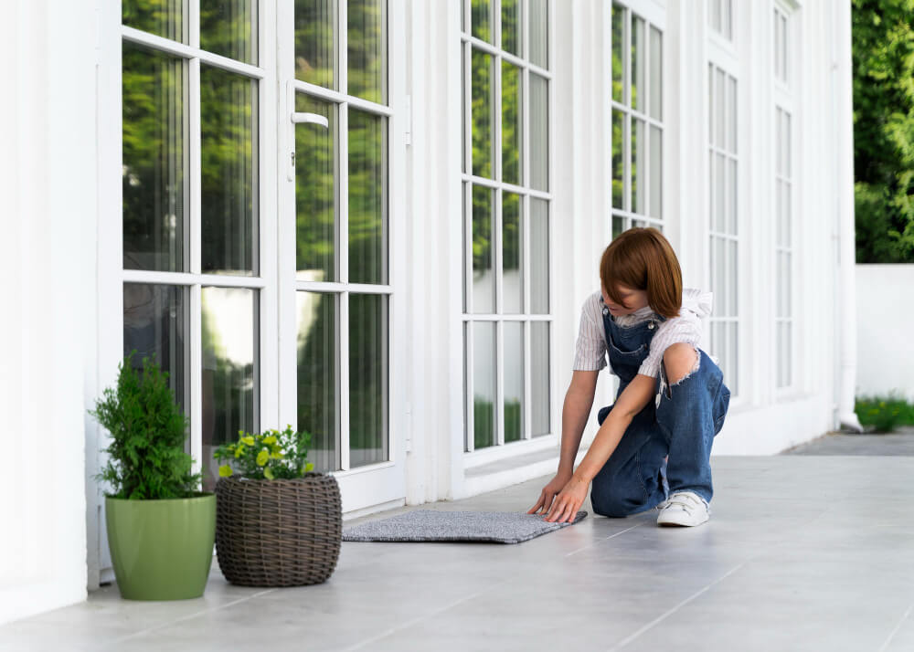 woman thinking about egress windows for basements