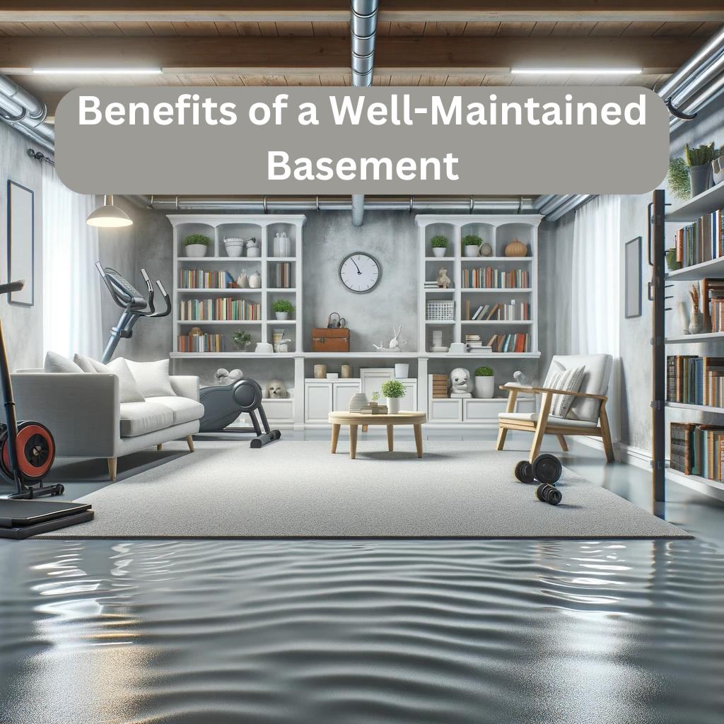 well-maintained basement waterproofing
